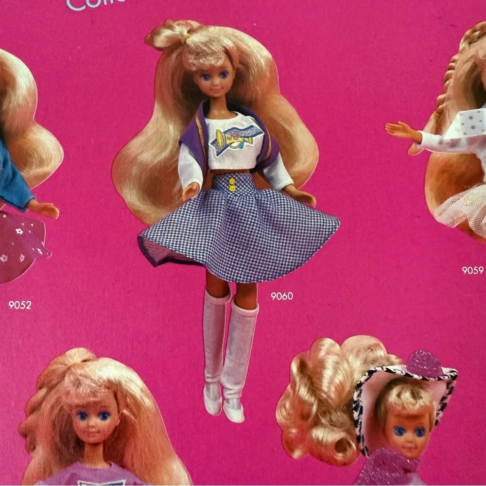 New in Package Vintage 1989 Sealed Mattel Skipper Barbie Cool Tops Fashions Set